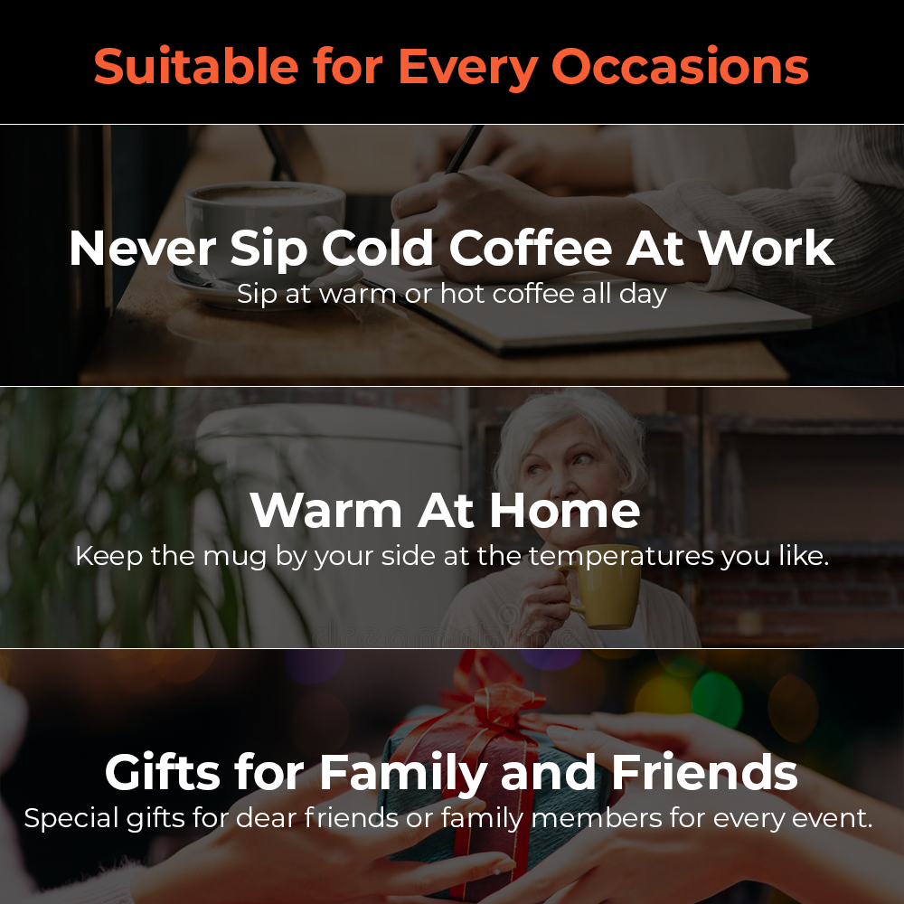 COSORI Coffee Mug Warmer & Mug Set