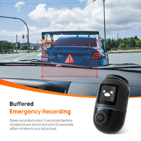 70mai Omni X200 360° Dashcam 4G GPS AI Parking Surveillance HDR Night Vision ADS Voice Control 60 FPS Car Finder