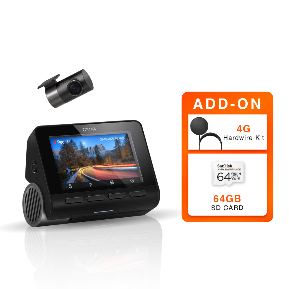 [NEW Launch] 70mai A810 4K Dash Cam Dual Vision Car Recorder with GPS ADAS