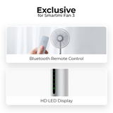 Smartmi Smart Cordless Stand Fan 3 - Ideal for Bring anywhere