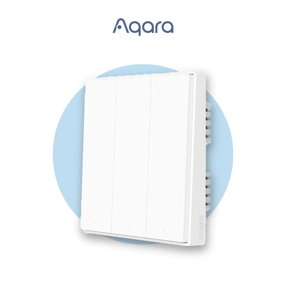 Aqara Wall Switch D1 3 Keys - No Neutral Wire Required