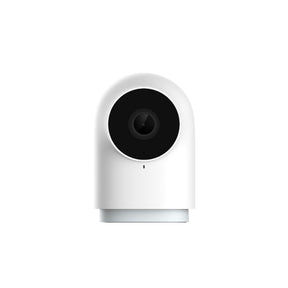 Aqara G2H/G2H Pro camera hub, white body with black lens cover