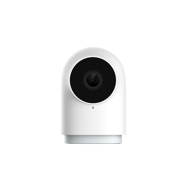 Aqara G2H/G2H Pro camera hub, white body with black lens cover