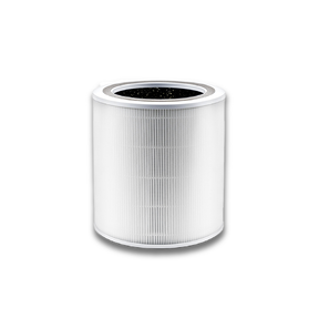 White pleated replacement air purifier filter for Core 400S