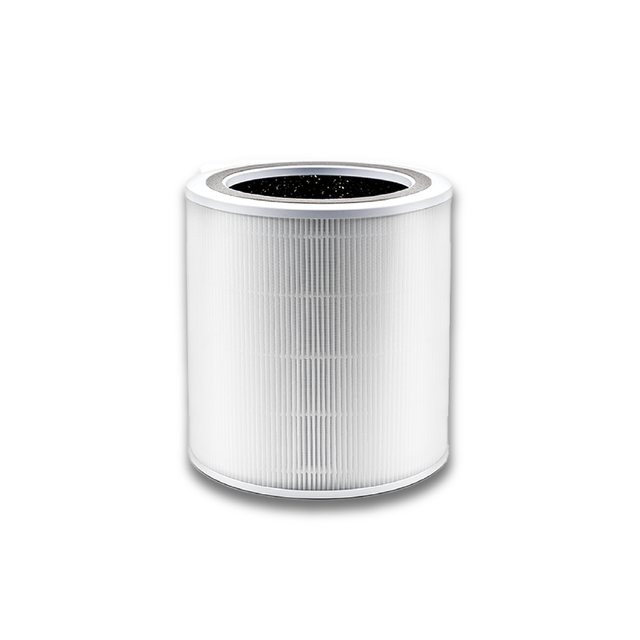 White pleated replacement air purifier filter for Core 400S