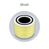 Yellow Core 300/300S air purifier filter, round top with black mesh