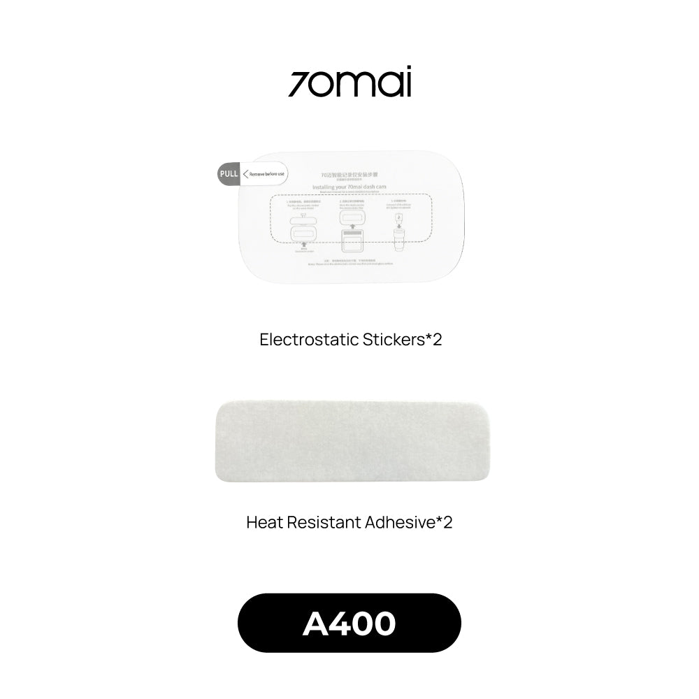 70mai Dashcam Electrostatic Sticker