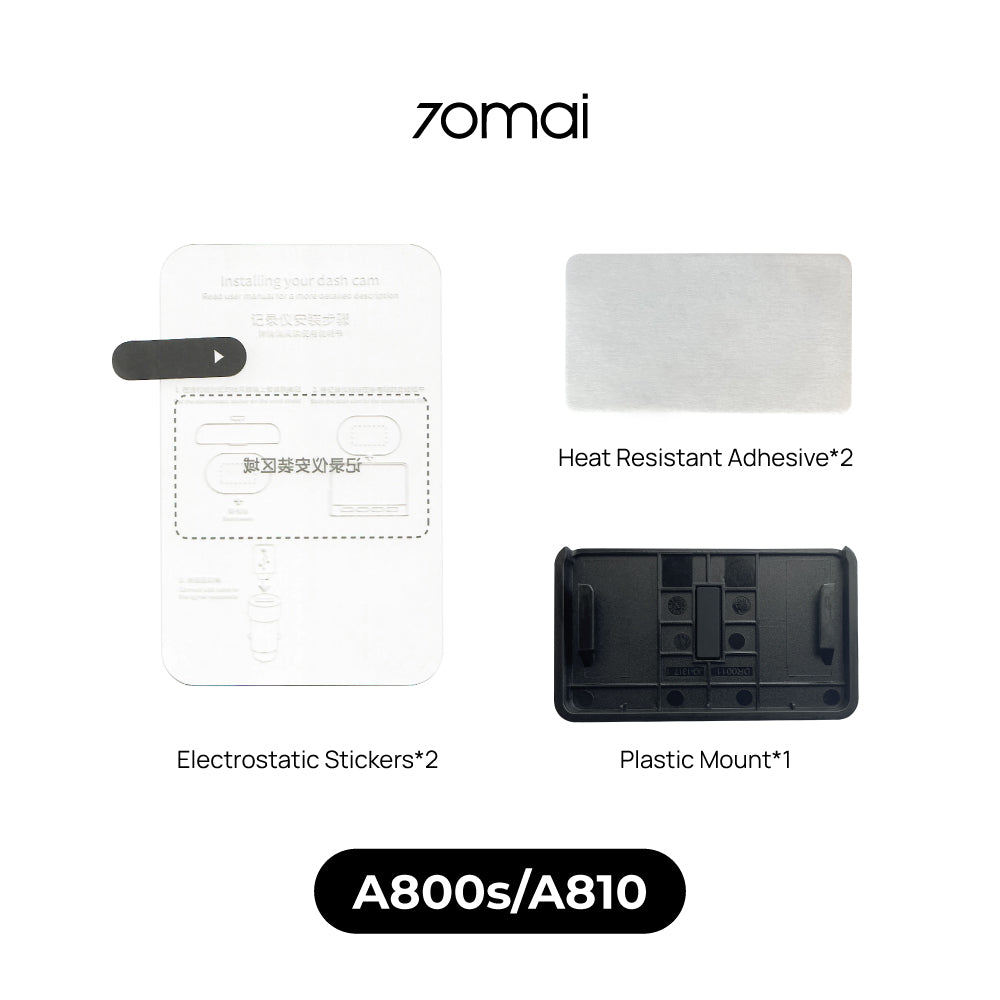 70mai Dashcam Electrostatic Sticker