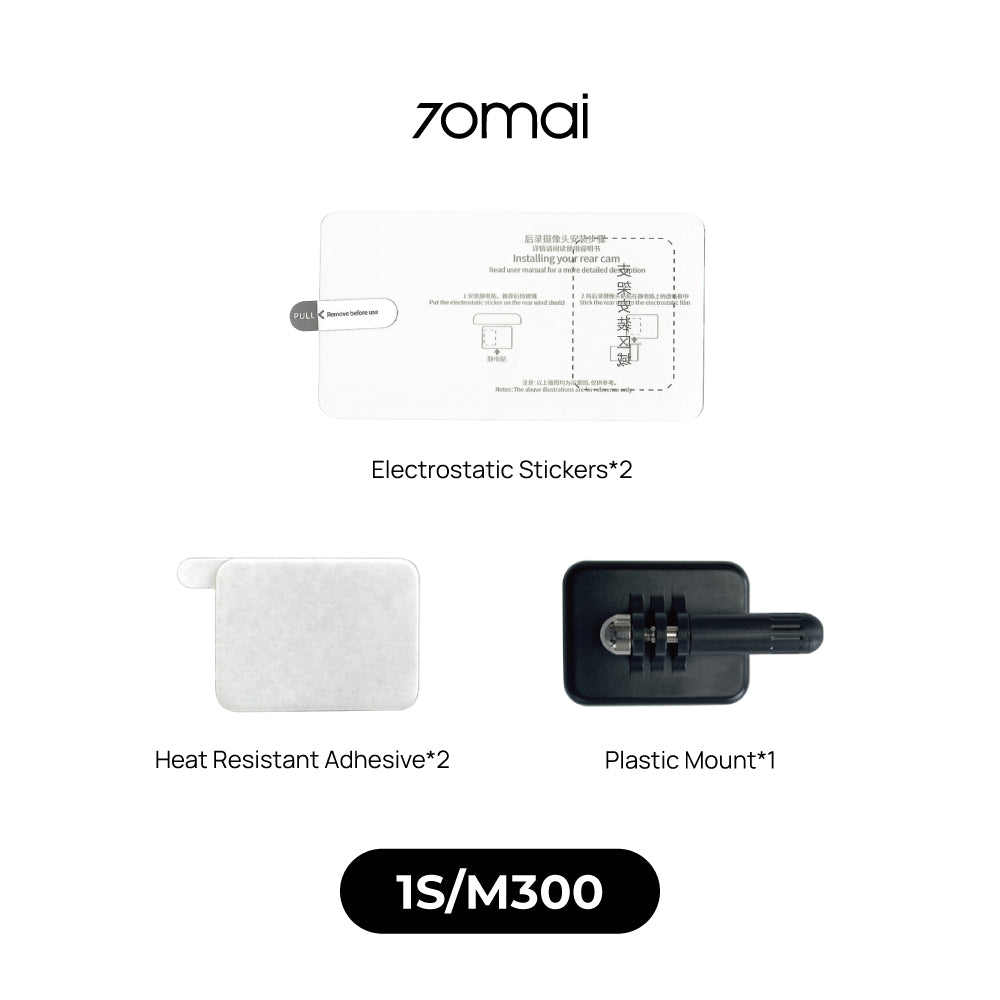 70mai Dashcam Electrostatic Sticker
