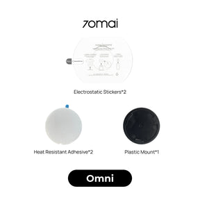 70mai Dashcam Electrostatic Sticker | Electrostatic Film Heat Resistant Adhesive Holder