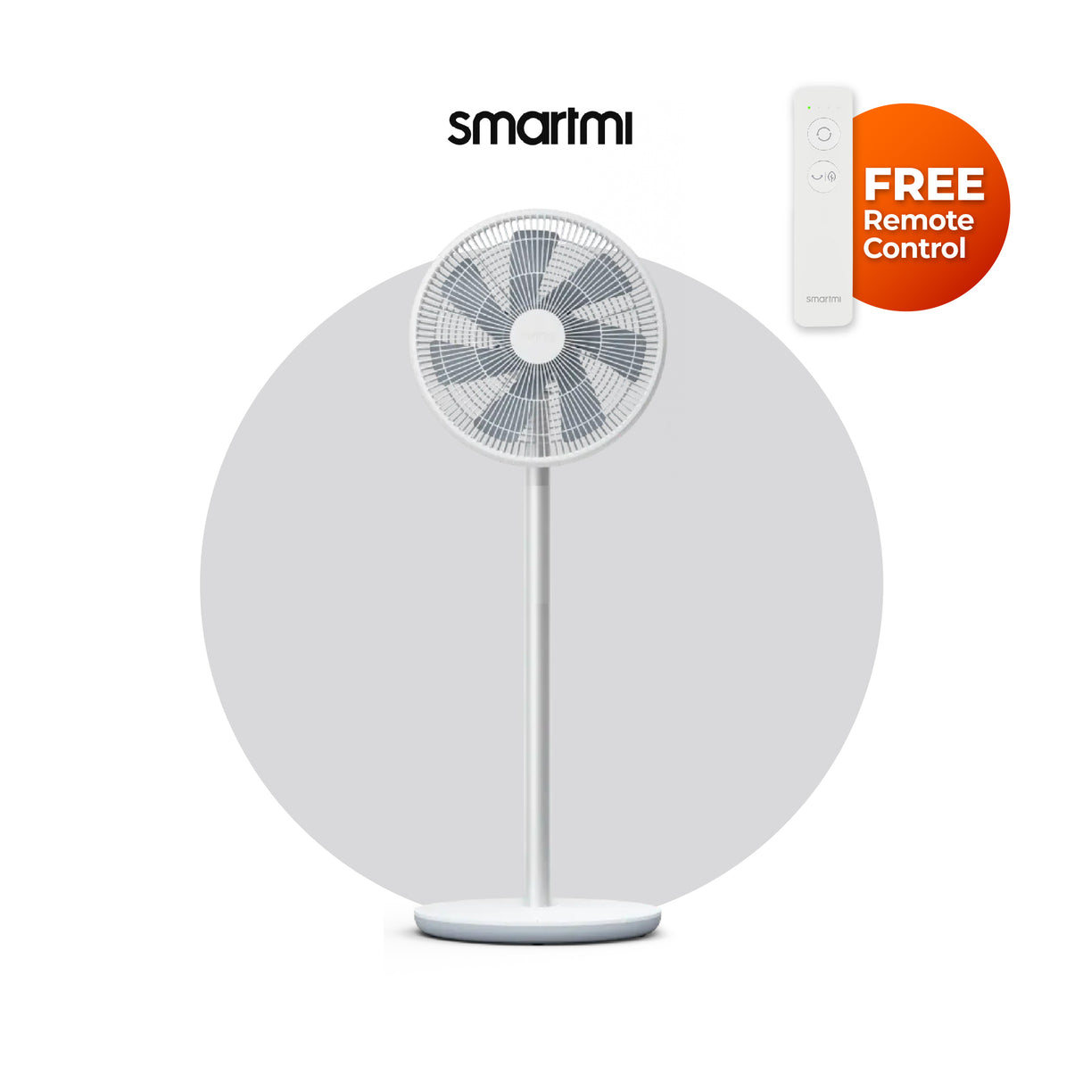 Smartmi Smart Cordless Stand Fan 2S - Ideal for Bring anywhere