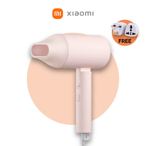 XiaoMi H101 Hair Dryer Negative Ion Quick Drying Foldable Anti Damage Deep Hydration - White/Pink (1600W) 小米负离子速干吹风机