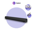 Matte black soundbar with free adapter bundle icon