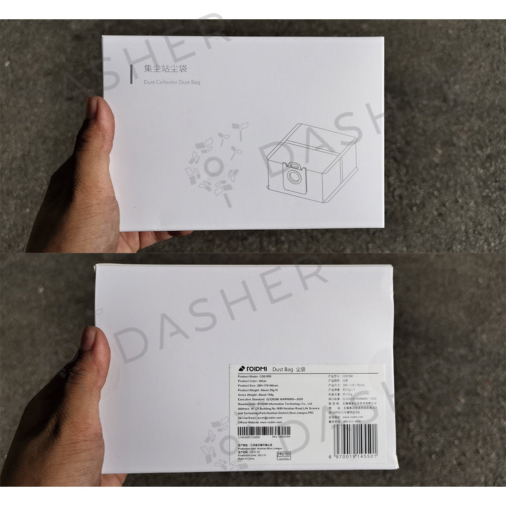 Roidmi Robot Vacuum Cleaner EVE Plus Dust Bag Dasher Malaysia