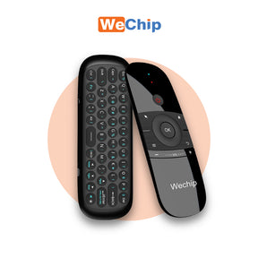 Wechip air mouse remote with full QWERTY keyboard and OK navigation buttons