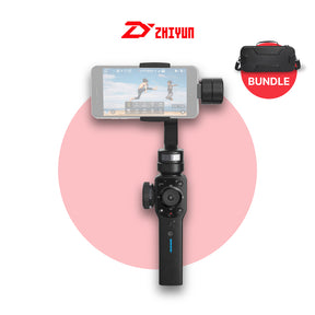 Smooth 4 gimbal bundle with smartphone mount and EVA carrying case