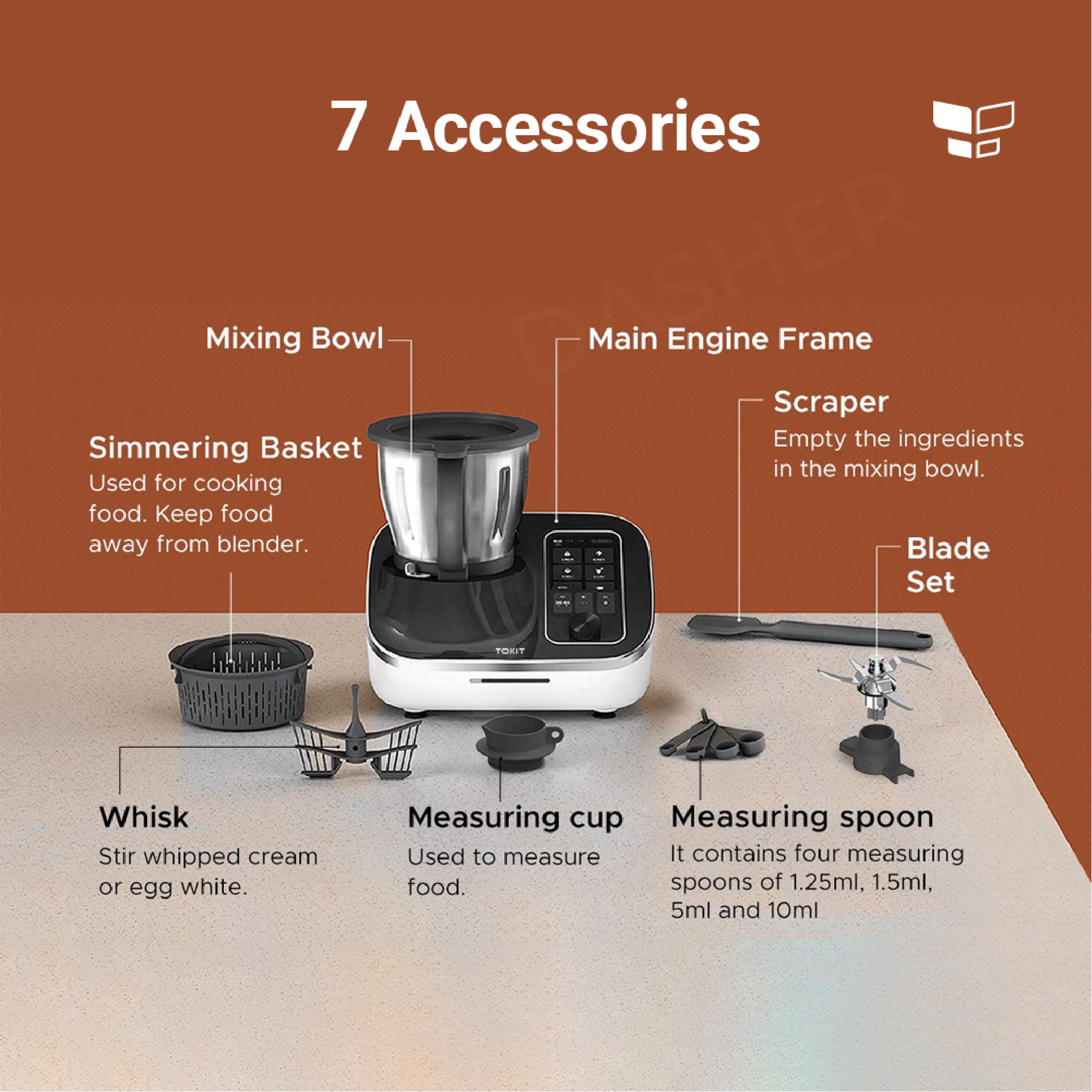 TOKIT Omni Cook Intelligent Multifunctional Cooking Machine