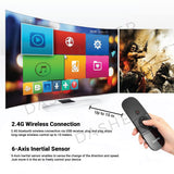 Handheld air mouse remote with OK and volume controls
